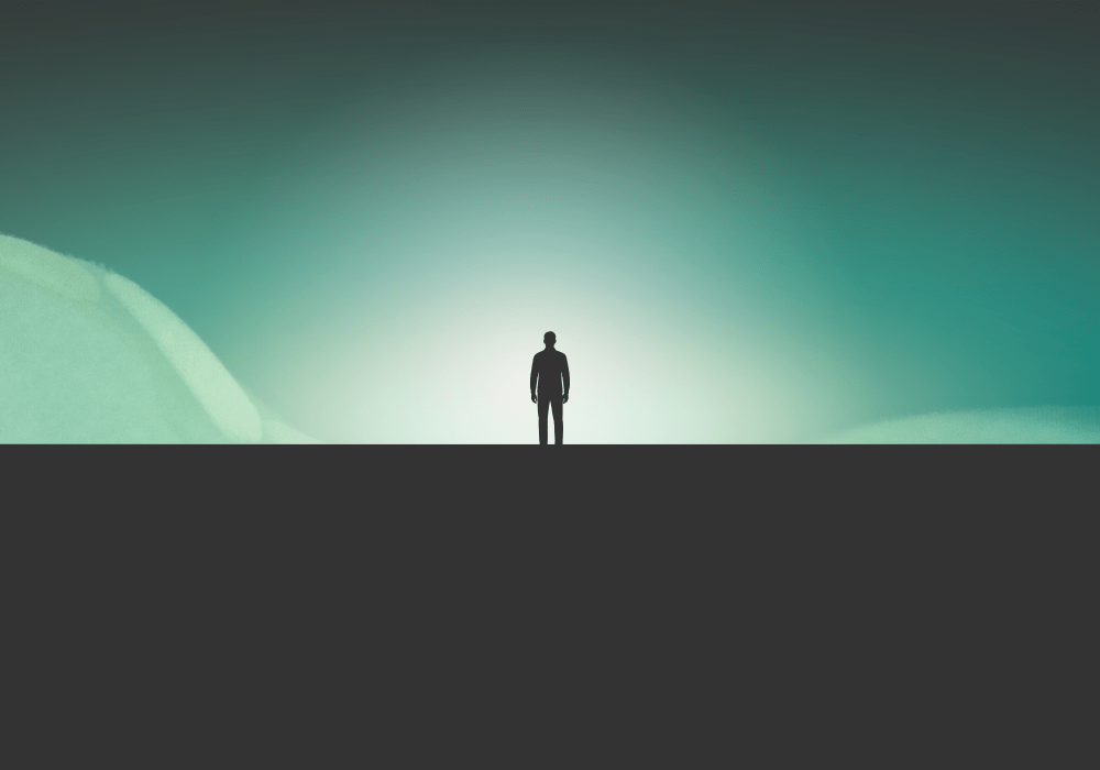 standing on a horizon to embrace the future