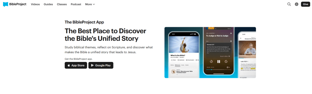 One of the best Christian apps for accessible theology - BibleProject