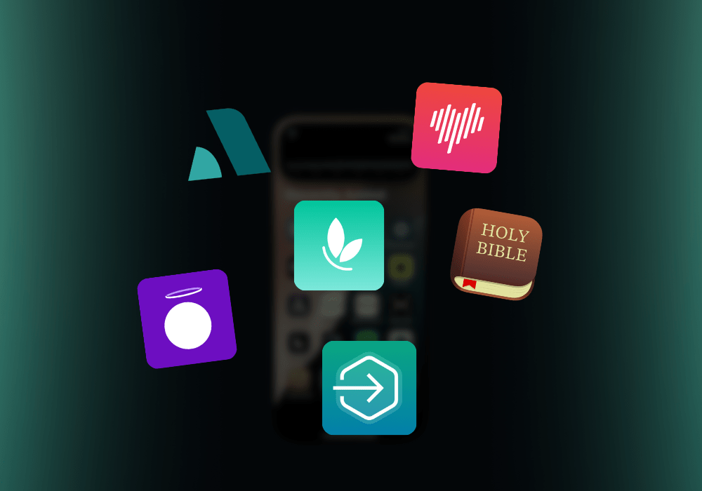 Selection of logos for the best Christian apps